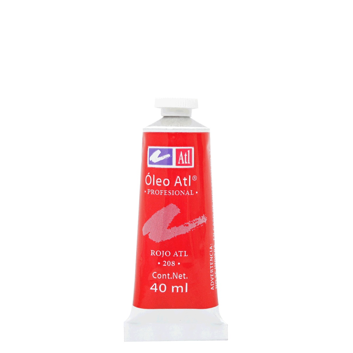 Pintura al Óleo Profesional ATL 208 / Rojo / 1 pieza / 40 ml