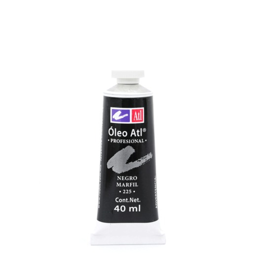 Pintura al Óleo Profesional Rodin ATL 225 Negro Marfil 40 ml