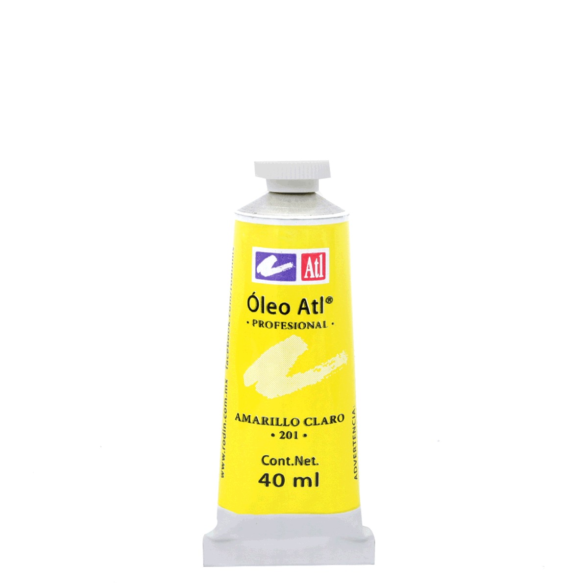 Pintura al Óleo Profesional Rodin ATL 201 Amarillo Claro 40 ml