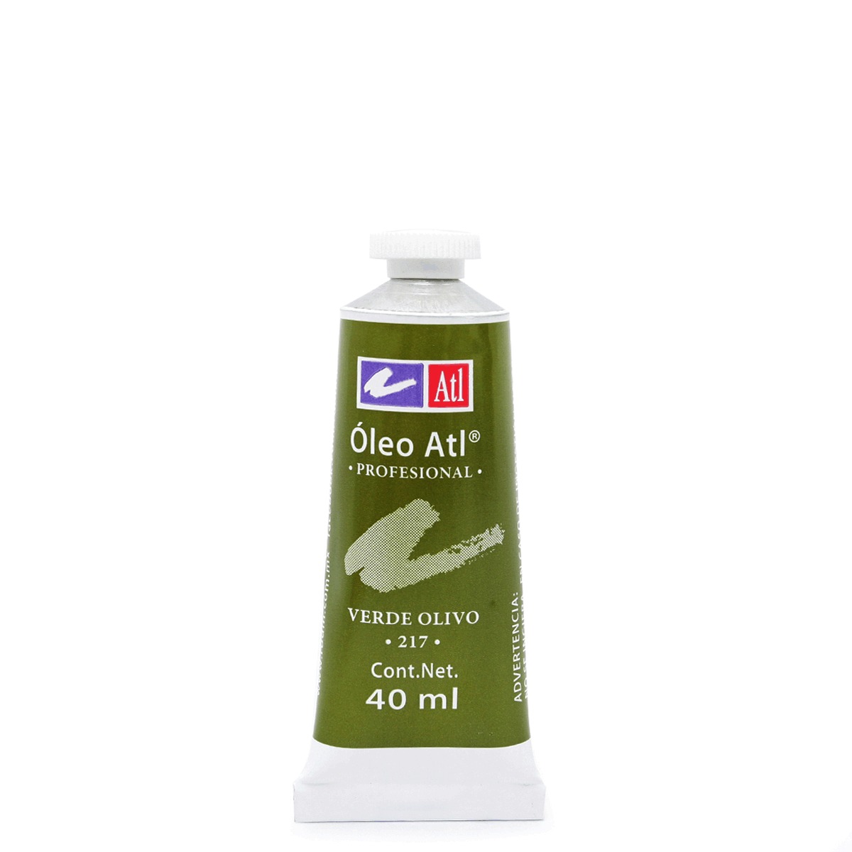 Pintura al Óleo Profesional Rodin ATL 217 Verde Olivo 40 ml