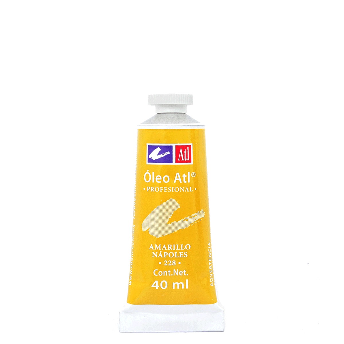 Pintura al Óleo Profesional Rodin ATL 228 Amarillo Nápoles 40 ml