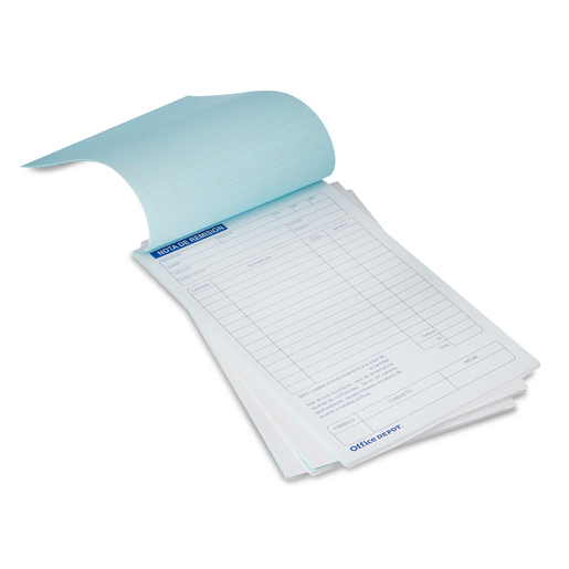 NOTA DE REMISION OFFICE DEPOT (1/2 CARTA, 3 PZS.)