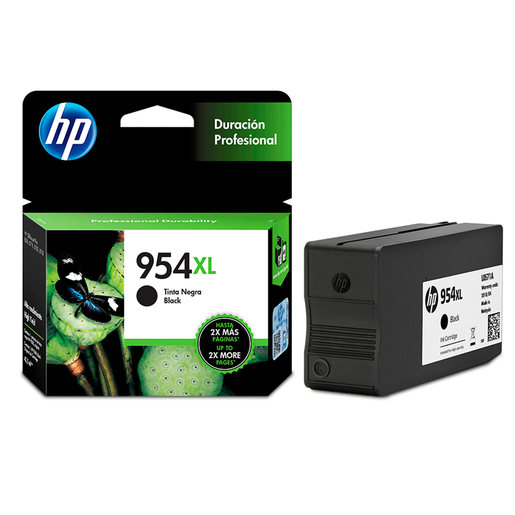 Cartucho de Tinta Hp 954XL / L0S71AL / Negro / 2000 páginas / OfficeJet