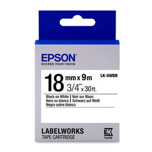 CINTA EPSON LK-5WBN (BLANCO/NEGRO, 1 PZA.) CINTA EPSON LK-5WBN (BLANCO/NEGRO, 1 PZA.)