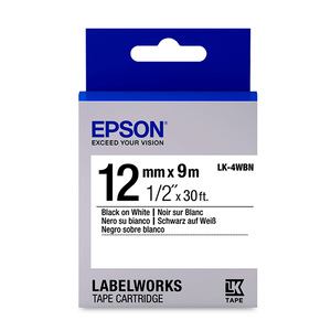 CINTA EPSON LK-4WBN (BLANCO/NEGRO, 1 PZA.) CINTA EPSON LK-4WBN (BLANCO/NEGRO, 1 PZA.)