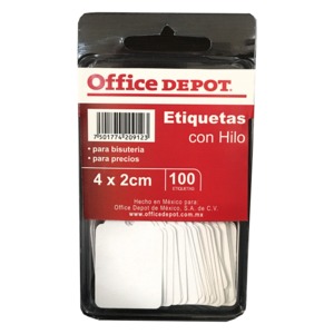 ETIQUETA CON HILO 4X2CM C100 ETIQUETA CON HILO 4X2CM C100