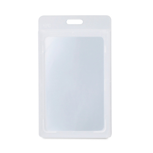 Porta Gafete Red Top / Plástico / 11 x 6.7 cm / Plástico / Transparente / 6 piezas