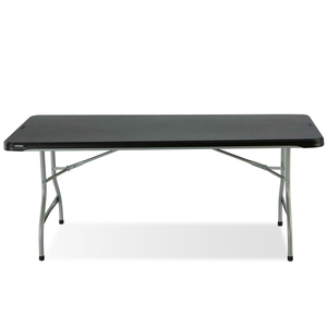 Mesa Plegable Lifetime / Negro / Resina y Acero Mesa Plegable Lifetime / Negro / Resina y Acero