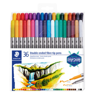 ROTULADORES DOBLE PUNTA STAEDTLER 3200 TB36 (COLORES  36 PZS.)