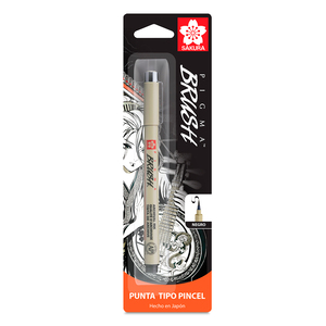 Marcador Punta Tipo Pincel Pigma Brush Negro 1 pieza Marcador Punta Tipo Pincel Pigma Brush Negro 1 pieza