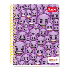 Cuaderno Profesional Scribe Edición Emoji Raya 100 hojas