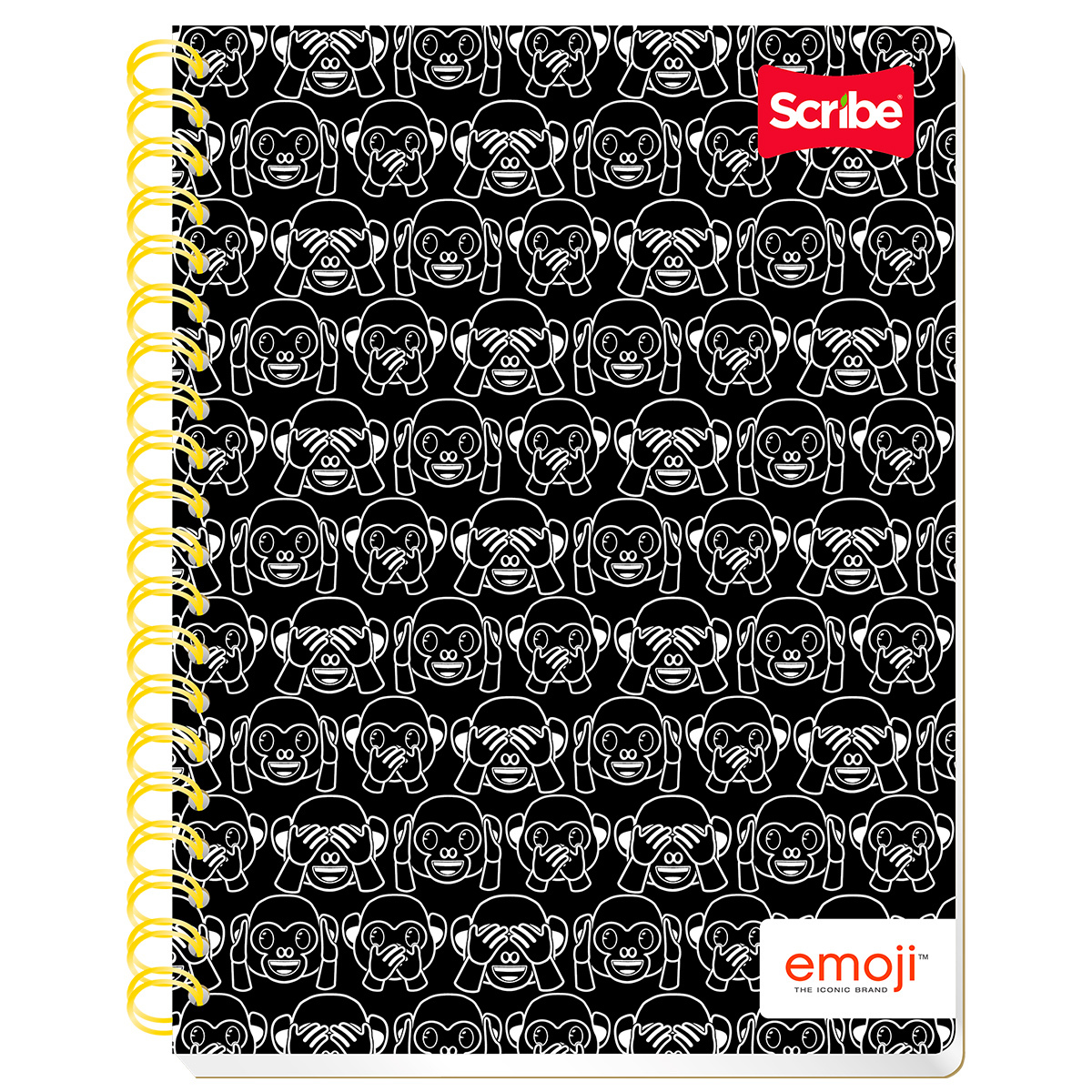 Cuaderno Profesional Scribe Edición Emoji Cuadro Grande 100 hojas