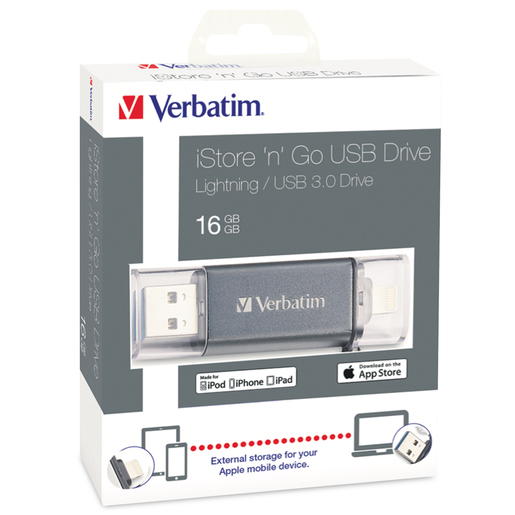 MEMORIA USB VERBATIM STORE N GO (16GB, GRIS)