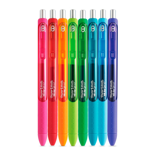 Bolígrafos de gel con purpurina, 16 bolígrafos de gel retráctiles de  colores surtidos, punta fina de 0.028 in, bolígrafos de color para colorear