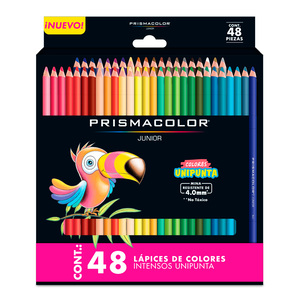 Lápices de Colores Redondos Prismacolor Junior Intensos 4.0 mm 48 piezas Lápices de Colores Redondos Prismacolor Junior Intensos 4.0 mm 48 piezas