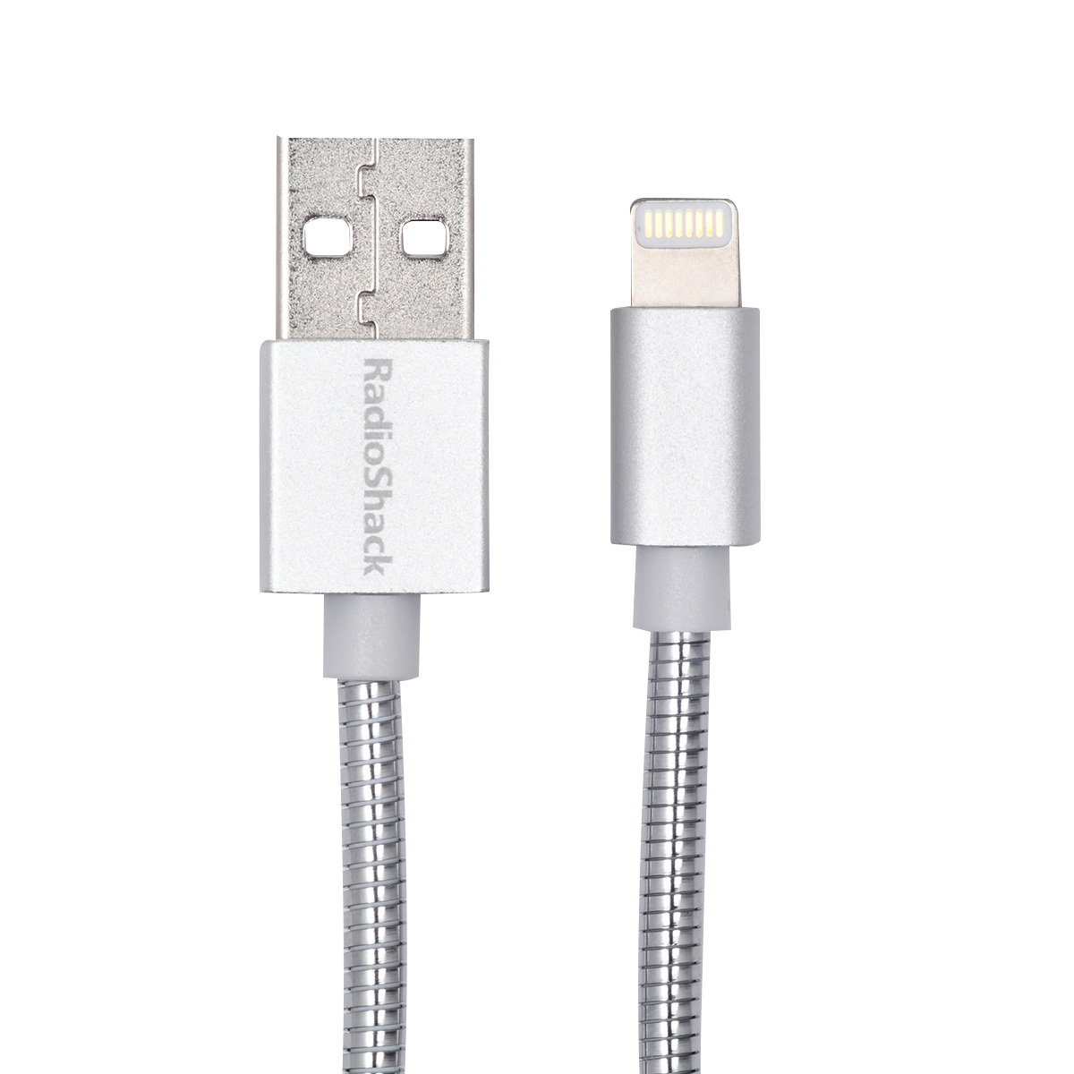 Cable USB a Lightning RadioShack Metal / 90 cm / Plata
