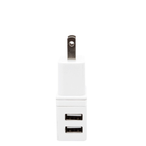 Cargador Dual de Pared para Celular Duracell USB Blanco