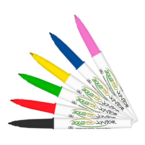 Plumones Aquarelo Junior / Triangular / 6 piezas Plumones Aquarelo Junior / Triangular / 6 piezas