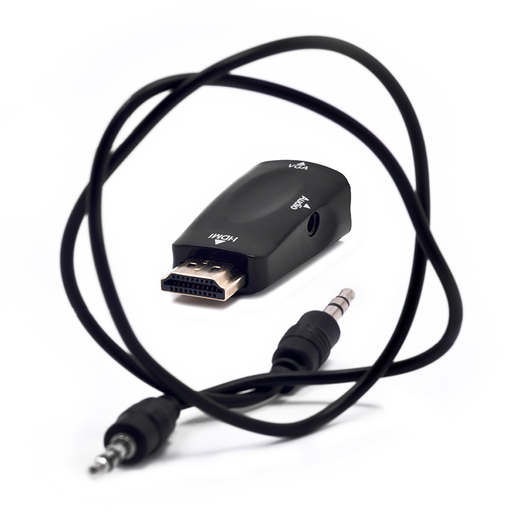 Adaptador HDMI a VGA Spectra Negro
