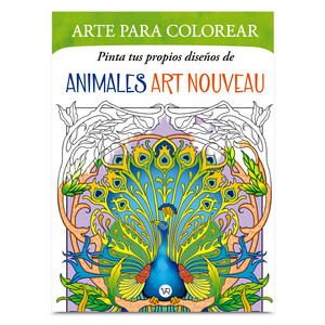Libro para Colorear Animales Art Nouveau Libro para Colorear Animales Art Nouveau