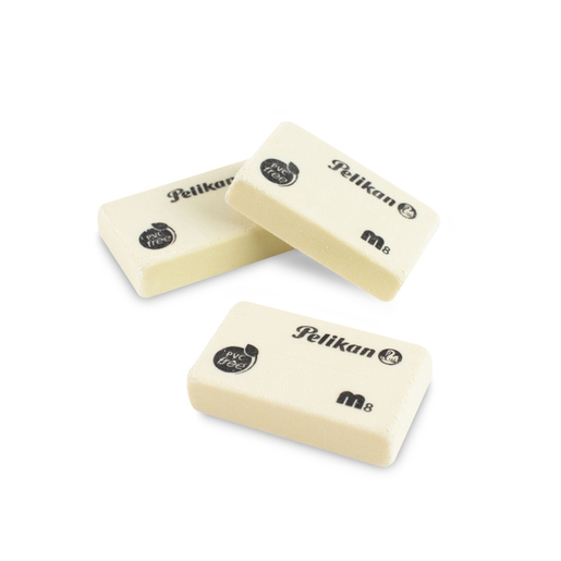 Gomas de Borrar Pelikan M8 Blanco 8 piezas