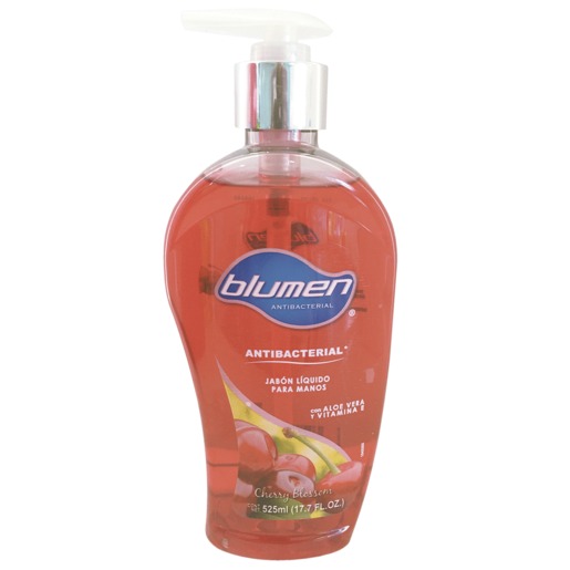 Jabón Líquido Antibacterial para Manos Blumen Cherry Blossom / 525 ml