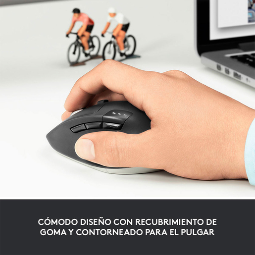 Mouse Inalámbrico Logitech M720 Triathlon / Bluetooth / Negro / PC / Laptop / iPad