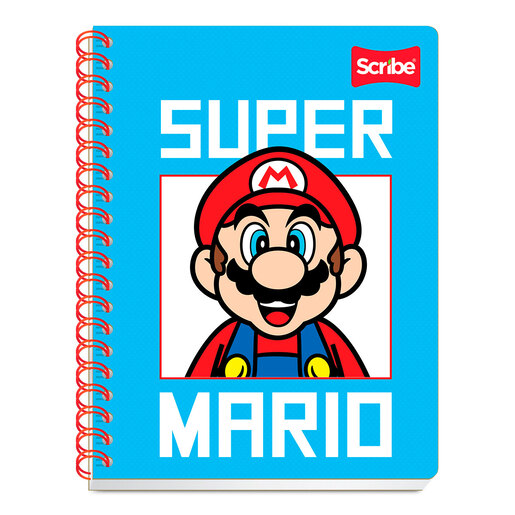 Cuaderno Profesional Scribe Mario Bros Raya 100 hojas