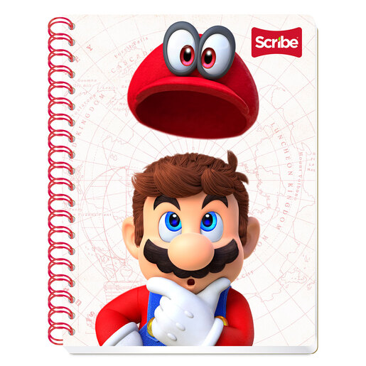 Cuaderno Profesional Scribe Mario Bros Cuadro Chico 100 hojas