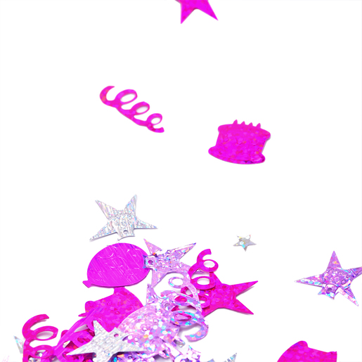 Confeti Metálico La Principal Fiesta Rosa 20 gr