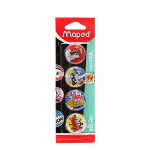 IMANES MAPED TATOO (COLORES, 4 PZS.) IMANES MAPED TATOO (COLORES, 4 PZS.)