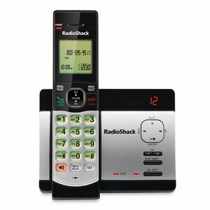 Teléfono Inalámbrico con Contestadora RadioShack CS 5119 / Plata con negro