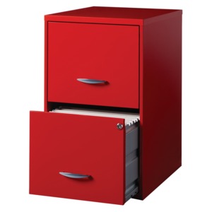 Archivero Office Designs BTS 22078 / Rojo / Vertical / 2 gavetas