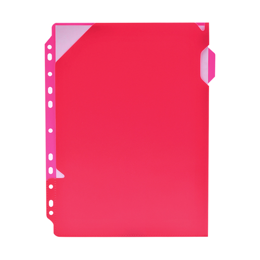 Folder Carta para Carpeta de Plástico Red Top / Rosa