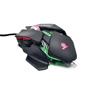 Mouse Gamer Óptico Spectra IR40401G / Led / Alámbrico / USB / 6000dpi / Negro Mouse Gamer Óptico Spectra IR40401G / Led / Alámbrico / USB / 6000dpi / Negro