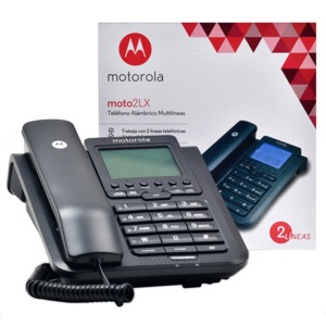 TELEFONO ALAMBRICO MOTOROLA MOTO2LX (NEGRO) TELEFONO ALAMBRICO MOTOROLA MOTO2LX (NEGRO)