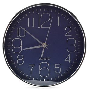 Reloj de Pared Fragments WZT1206G Plata con Azul