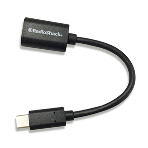 Adaptador Tipo-C a USB RadioShack / Negro