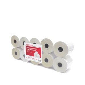 Rollos de Papel Autocopiante para Sumadoras y Registradoras Office Depot 809 / Blanco / Empaque 10 piezas Rollos de Papel Autocopiante para Sumadoras y Registradoras Office Depot 809 / Blanco / Empaque 10 piezas