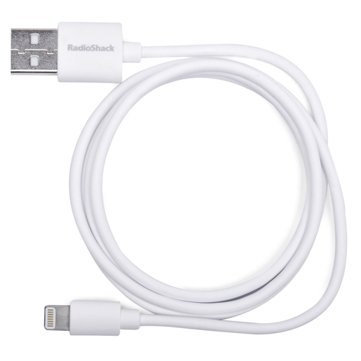 Cable USB a Lightning RadioShack / 91.4 cm / Blanco