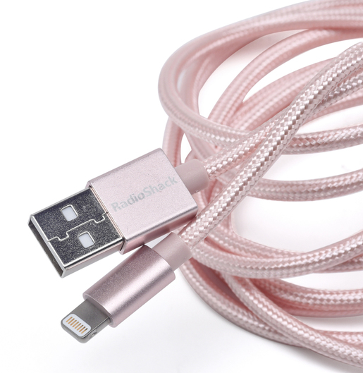 Cable USB a Lightning RadioShack / 1.8 m / Rosa