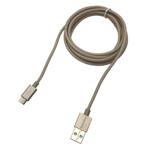 Cable USB a Micro USB RadioShack / 1.8 m / Dorado