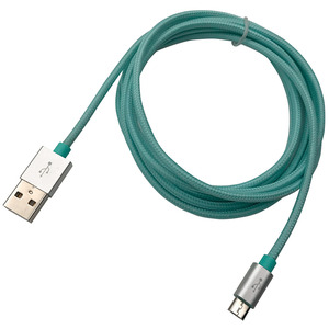 Cable USB a Micro USB RadioShack / 1.8 m / Menta