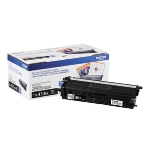 Tóner Brother TN 433BK Negro 4500 páginas Tóner Brother TN 433BK Negro 4500 páginas