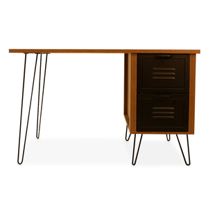 Escritorio Ejecutivo Red Top Woodsteel / Café con negro / Madera Escritorio Ejecutivo Red Top Woodsteel / Café con negro / Madera