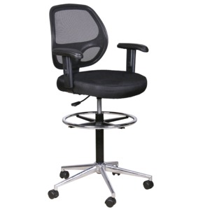 SILLA DE DIBUJO RED TOP (NEGRO, MALLA) SILLA DE DIBUJO RED TOP (NEGRO, MALLA)