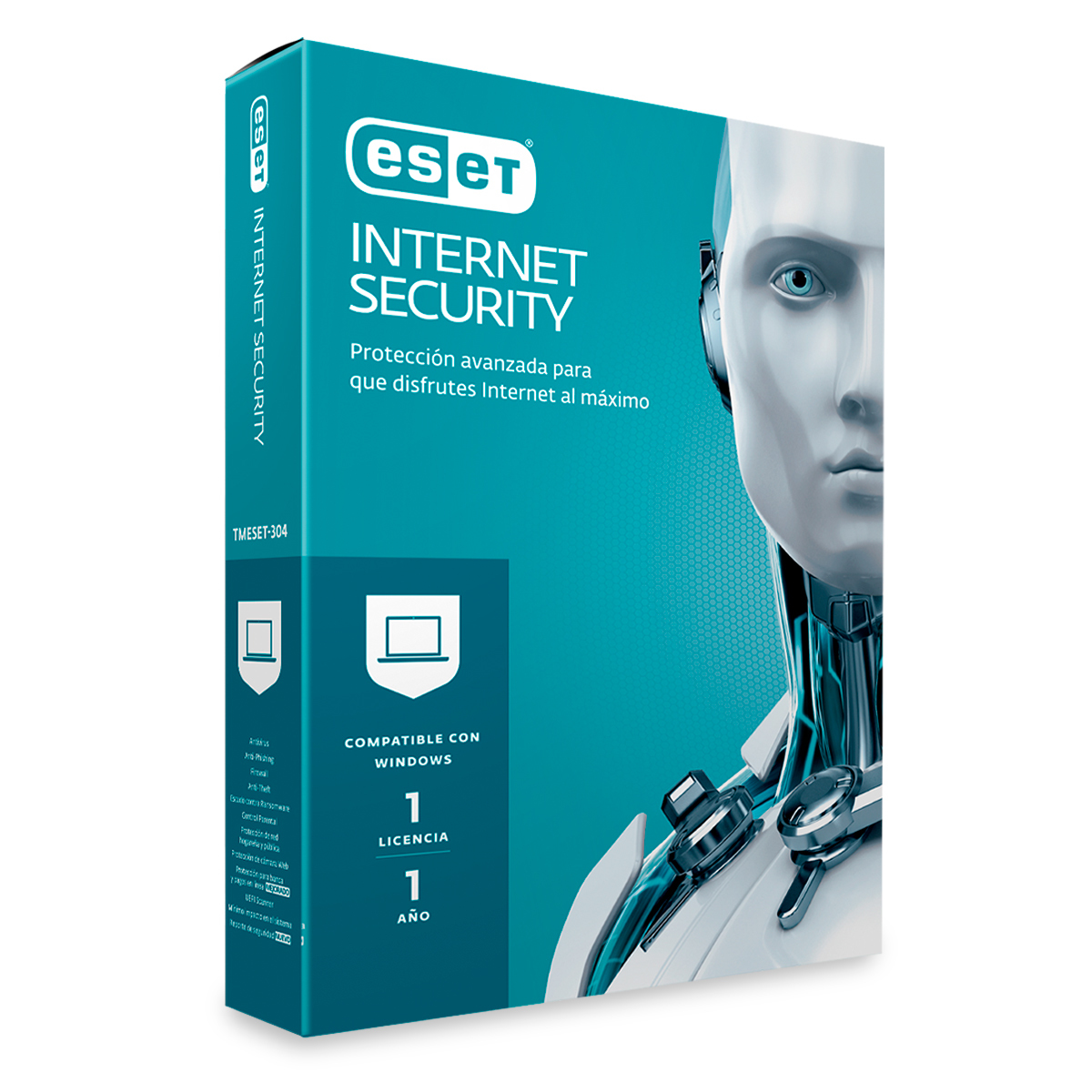Antivirus Eset Internet Security / Licencia 1 año / 1 dispositivo / PC / Laptop
