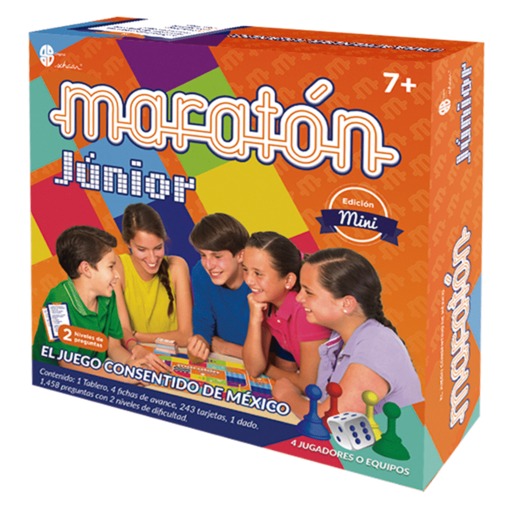 Juego De Mesa Maraton Junior Mini 4 Jugadores Infantil Libros