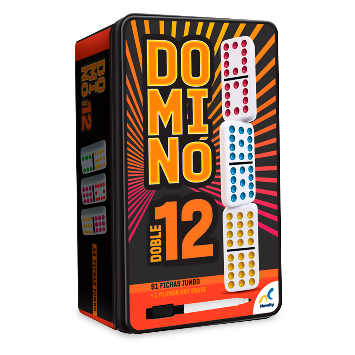 Juego De Mesa Domino Doble 12 Novelty Office Depot Mexico