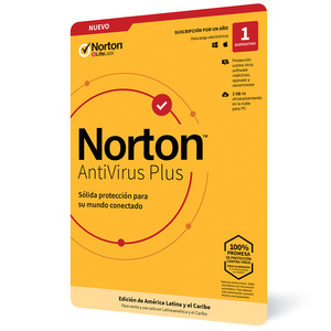 Antivirus Norton Plus / Licencia 1 año / 1 dispositivo / PC / Laptop / Mac